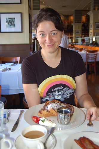 Kate and her French Toast