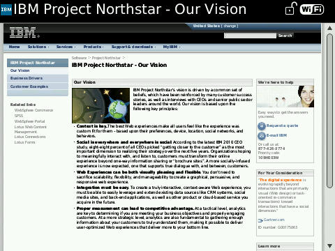 Northstar vision on BlackBerry Bold 9700