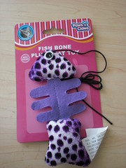 Fish Bone Cat Toy