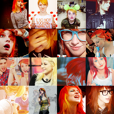 Paramore icon collage