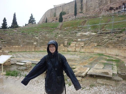 Acropolis in the rain