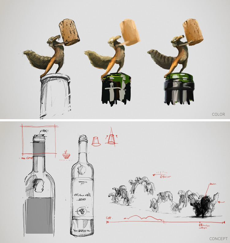 making of - i love scrat and wine