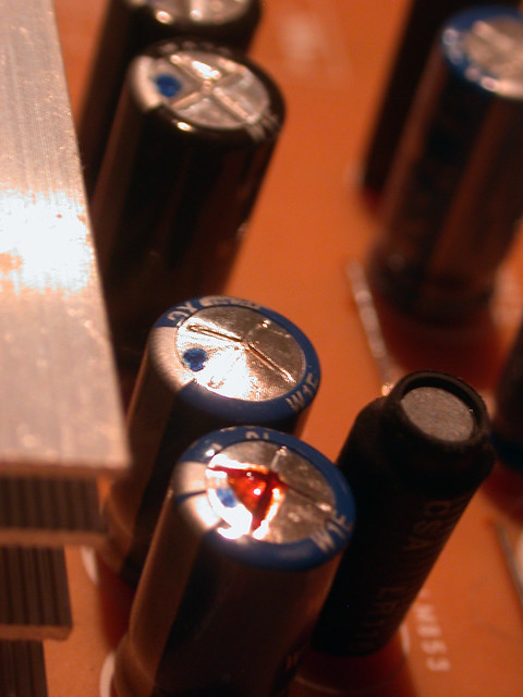 Defective capacitors