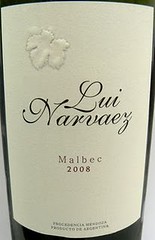 Lui Narvaez – Malbec 2008 – Para una semana movidita
