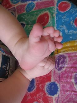 Reuben's Baby Feet