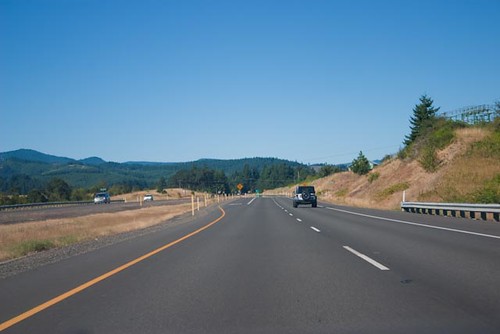 Out on the open road - Hwy 99W