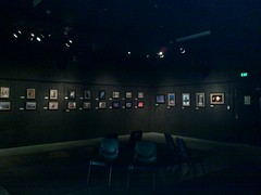 Exhibition setup at 1812 Theatre - more of my photos