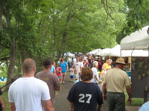 Crowds at Hungry Mother Arts and Crafts Festival