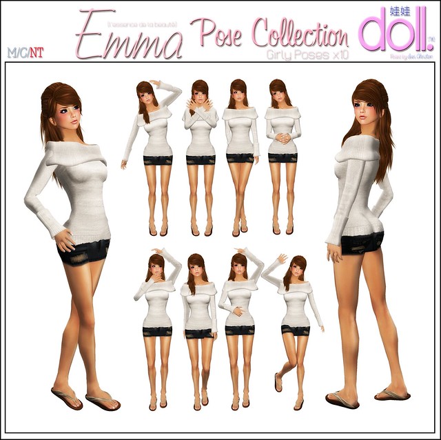 [doll.]™ Emma Pose collection