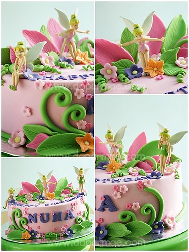 Tinkerbell Cakes Collage