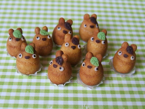 Mini Totoro cream puffs