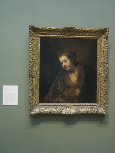 Hendrickje Stoffels (1626–1663), mid-1650s,  Rembrandt (Rembrandt van Rijn) _8285