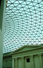 British Museum interior roof