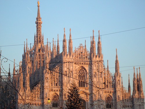 Duomo di Milano - por do sol