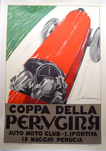 008-Perugina circa 1925-© 2010 Vintage Auto Posters. All Rights Reserved