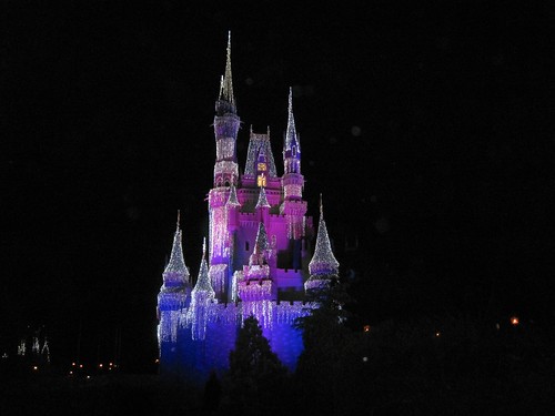 magic kingdom castle at night. Magic Kingdom Castle @ night
