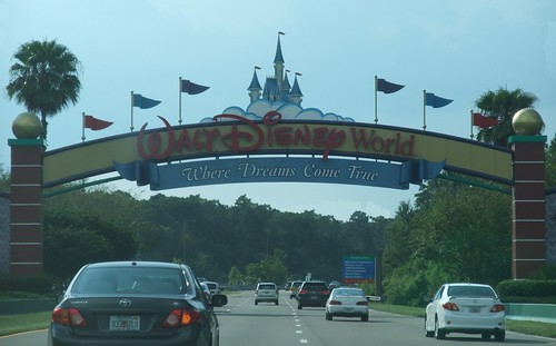 Entering Disney World
