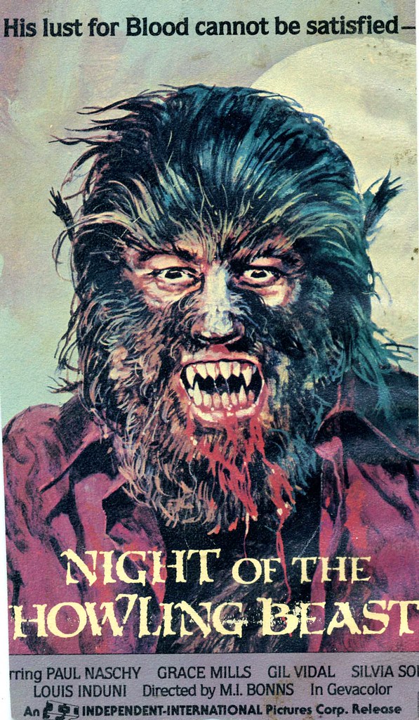 Night of the Howling Beast (VHS Box Art)