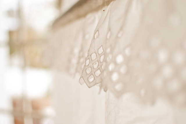 lacy curtains {39/365}
