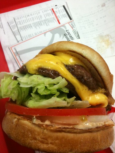 Sat June 26, 2010: In-N-Out Burger #29 – Double Double  genex Style (correctly made) – Daly City, CA
