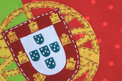 portugal flag quilt