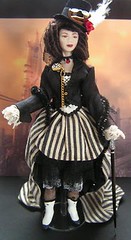 Steampunk Lady by Mary Williams  http://www.dollshousedolls.co.uk