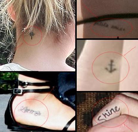 hilary duff tattoo. Hilary Duff#39;s tattoos