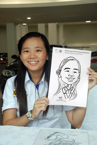 Caricature live sketching for Performance Premium Selection BMW - Day 4 - 9