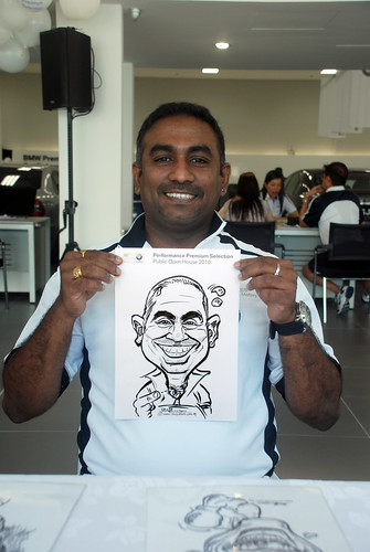Caricature live sketching for Performance Premium Selection BMW - Day 2 - 6