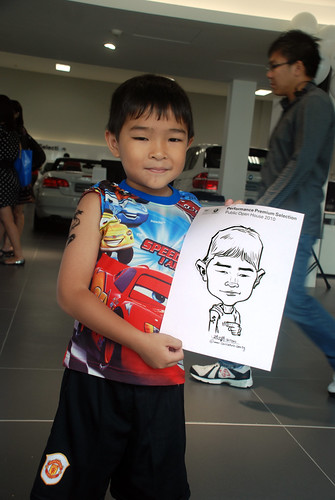 Caricature live sketching for Performance Premium Selection BMW - Day 4 - 13
