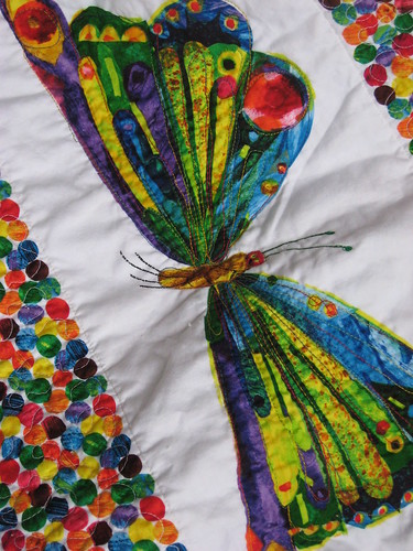Quilting Detail - butterfly