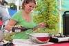 Chef Holly Smith whipping up Zabaglione at Bellevue Farmers Market | Bellevue.com