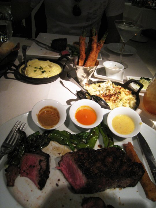 Steak at Botero restaurant at Encore Wynn hotel in Vegas