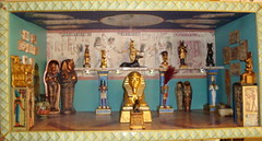 Egyptian room by Carol Huffman of Dave's Attic Miniatures
