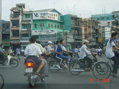 Motorcycles in Ho Chi Minh