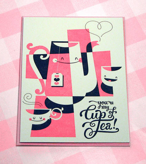 Youre my Cup of Tea (valentines card) by Esther Aarts