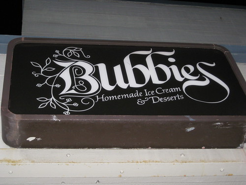 We headed over to Bubbies for dessert!