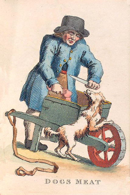 010-Vendedor de carne para perros-Costume of the lower orders of the metrópolis 1820- Lord  Thomas Busby