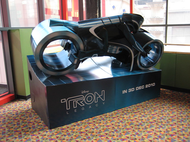 Tron Legacy Light Cycle Movie Poster Standee 1