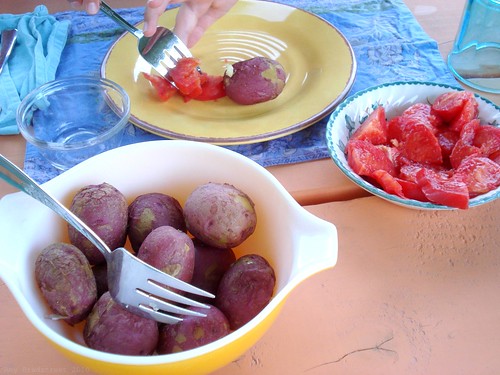 potatoes and tomatoes