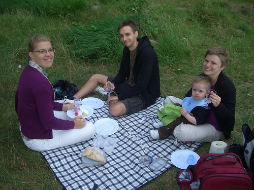 Blåsig picnic