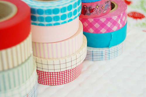 Washi tape is patterned masking tape