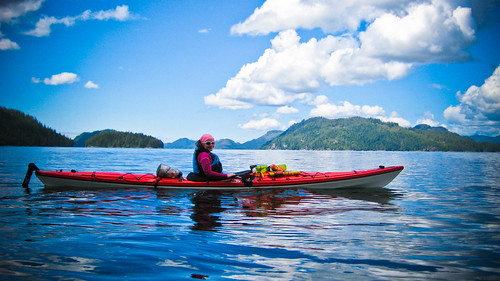 Natalie Lucier Kayaking around Vancouver Island
