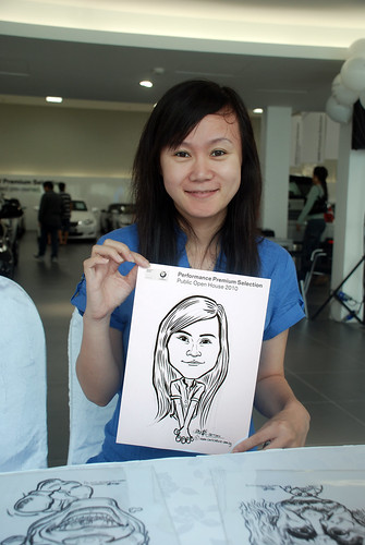 Caricature live sketching for Performance Premium Selection BMW - Day 4 - 14