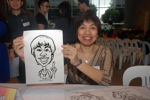 Caricature live sketching for KidsRead Volunteer Appreciation Day 2010 - 3