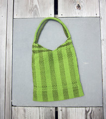 Green Woven Bag 2