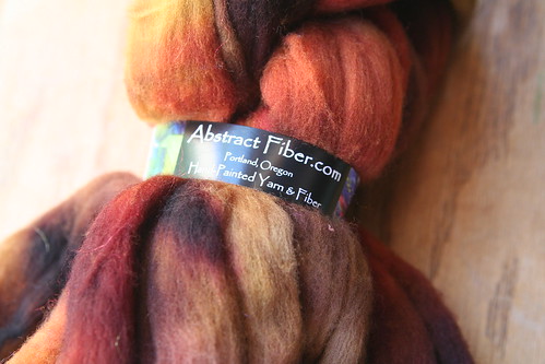 Hand-dyed Wool Roving for Felting