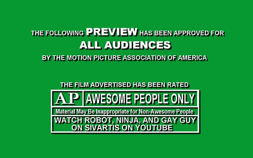 Robot, Ninja & Gay Guy MPAA Title Card