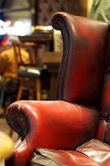 leather chair.