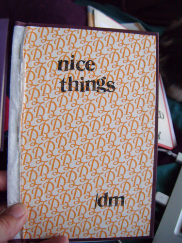 outside of "nice things" book